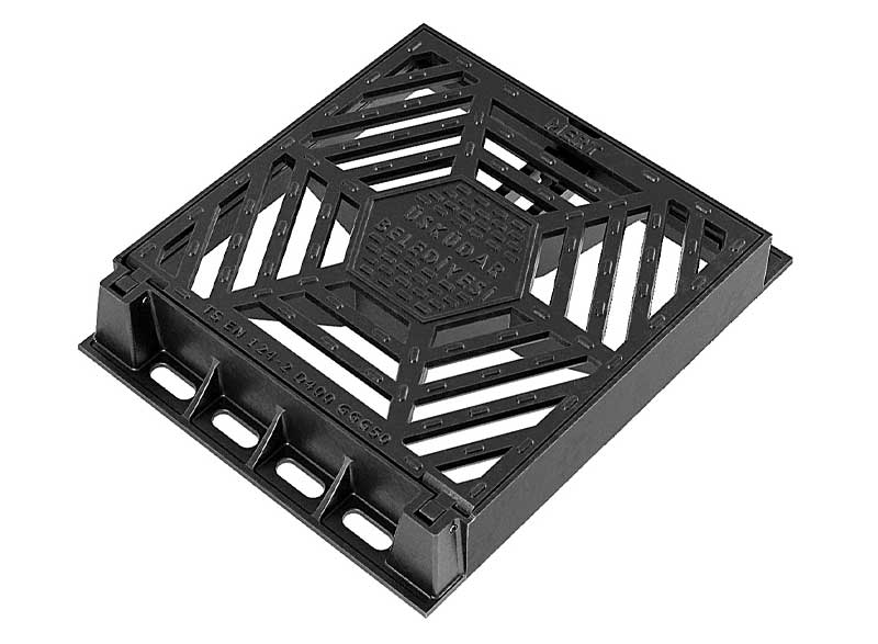 Grille de drainage en fonte ductile