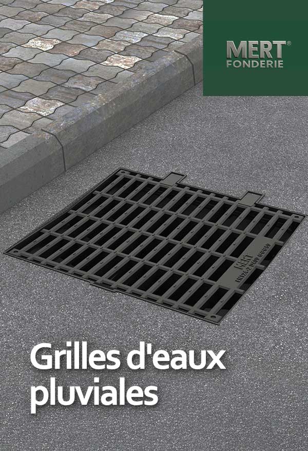 Grilles d'eaux pluviales