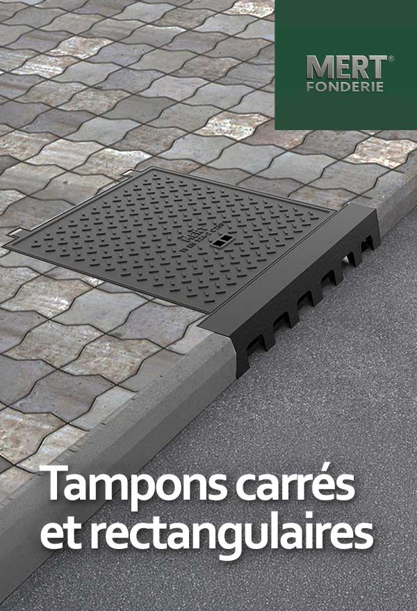 Tampons carrés et rectangulaires